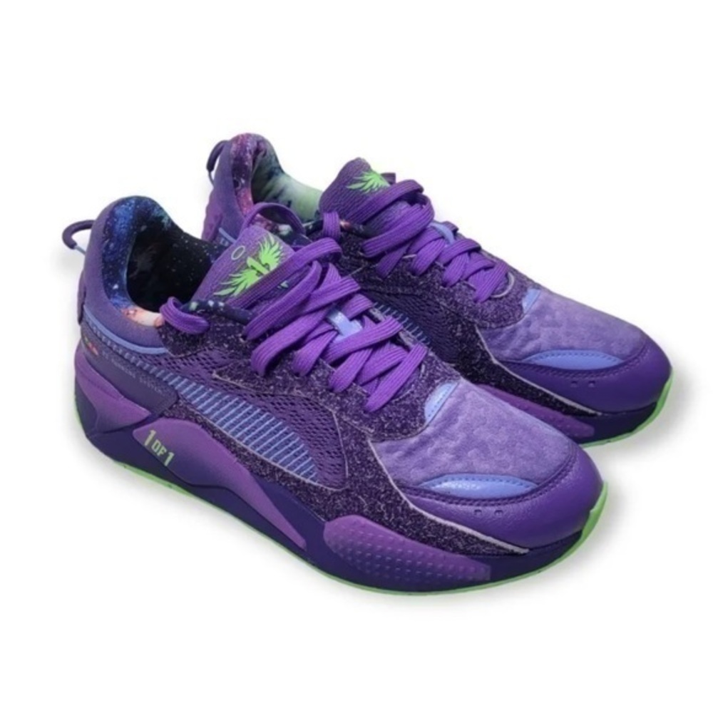 NEW PUMA 2022 RS-X Galaxy LaMelo Ball Purple/Green Men's Size 10 387764-01 NWOB
